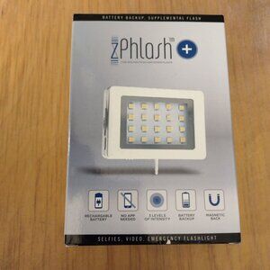 Portable Rechargeable LED Selfie/Video Light With Magnetic Back & USB Cord-NEW